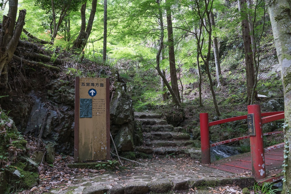 五宝滝(ごほうだき)アクセス