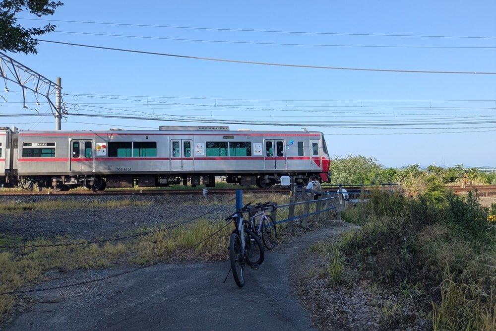 笠松カーブ撮影スポット