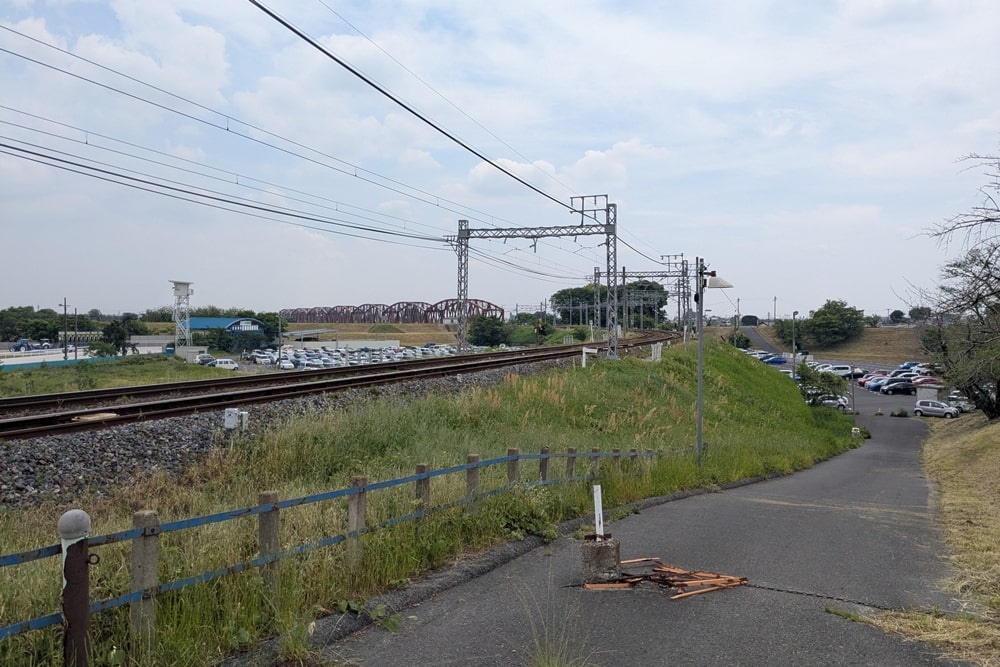 笠松カーブ撮影スポット