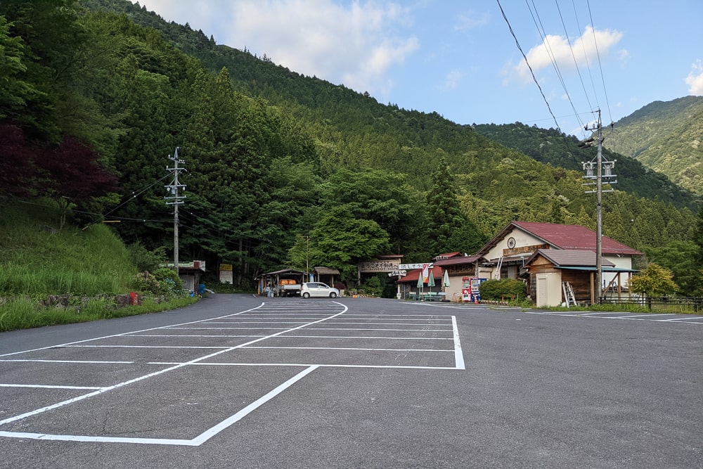 付知峡駐車場