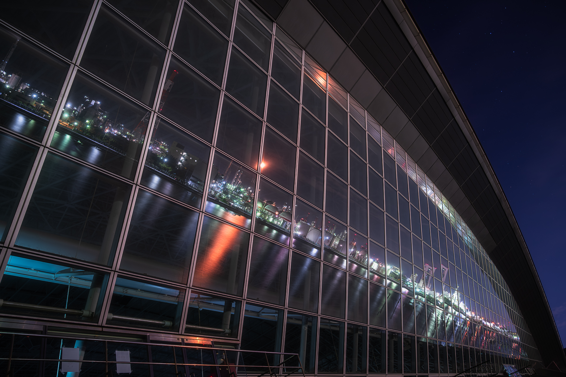 工場夜景(四日市ドーム)