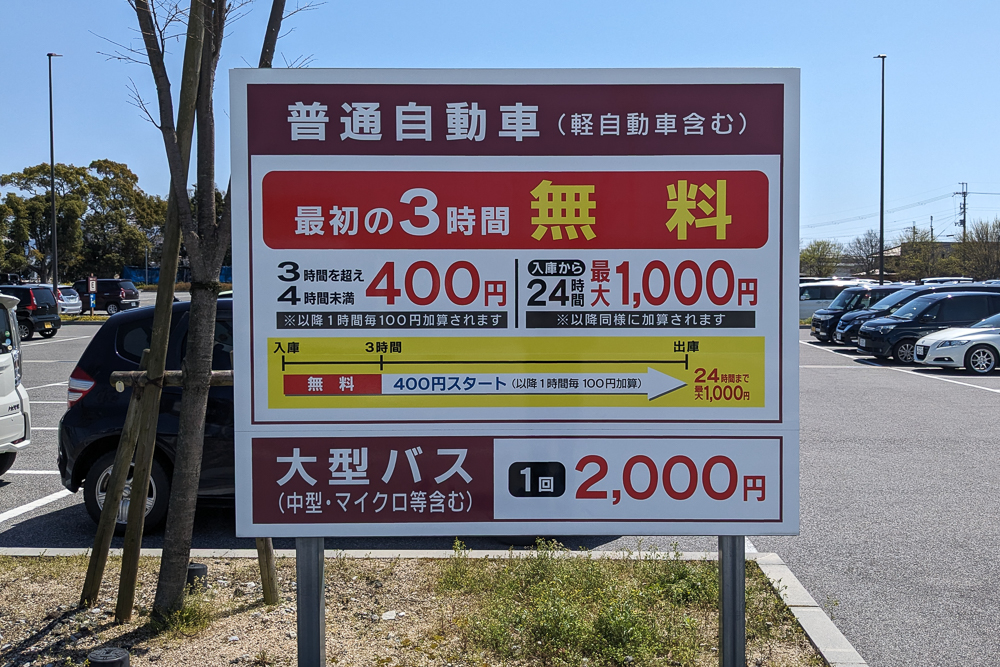 長浜市豊公園駐車場