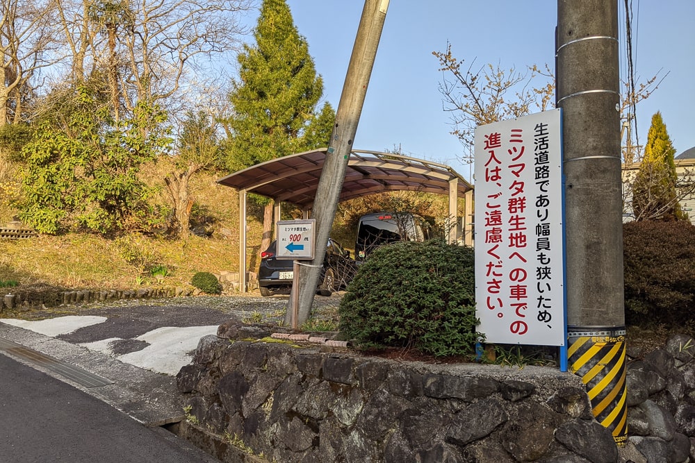 ミツマタ群生地（美杉町）アクセス