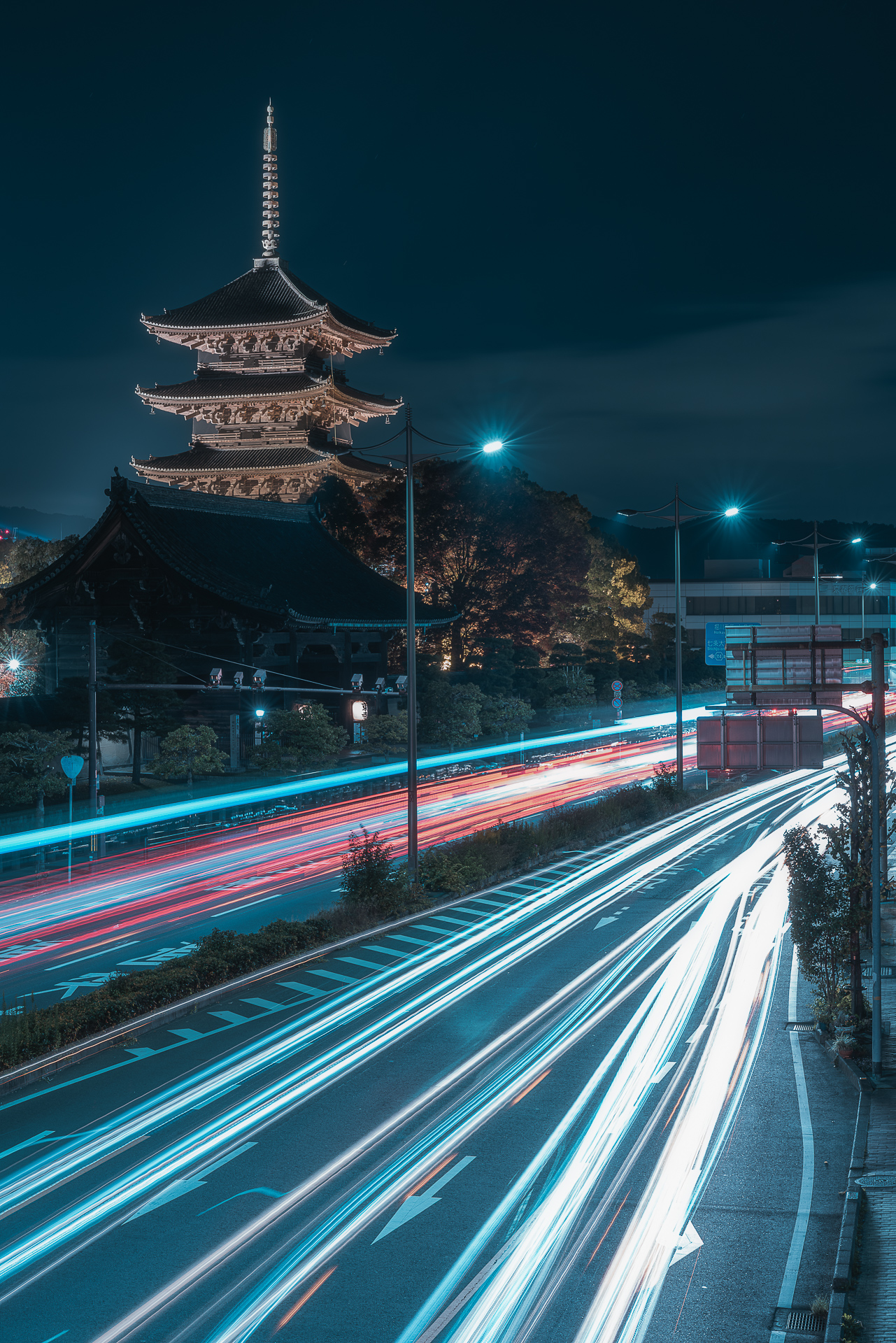 東寺(紅葉ライトアップ)