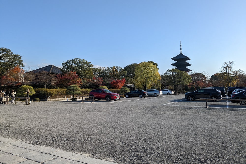 東寺駐車場