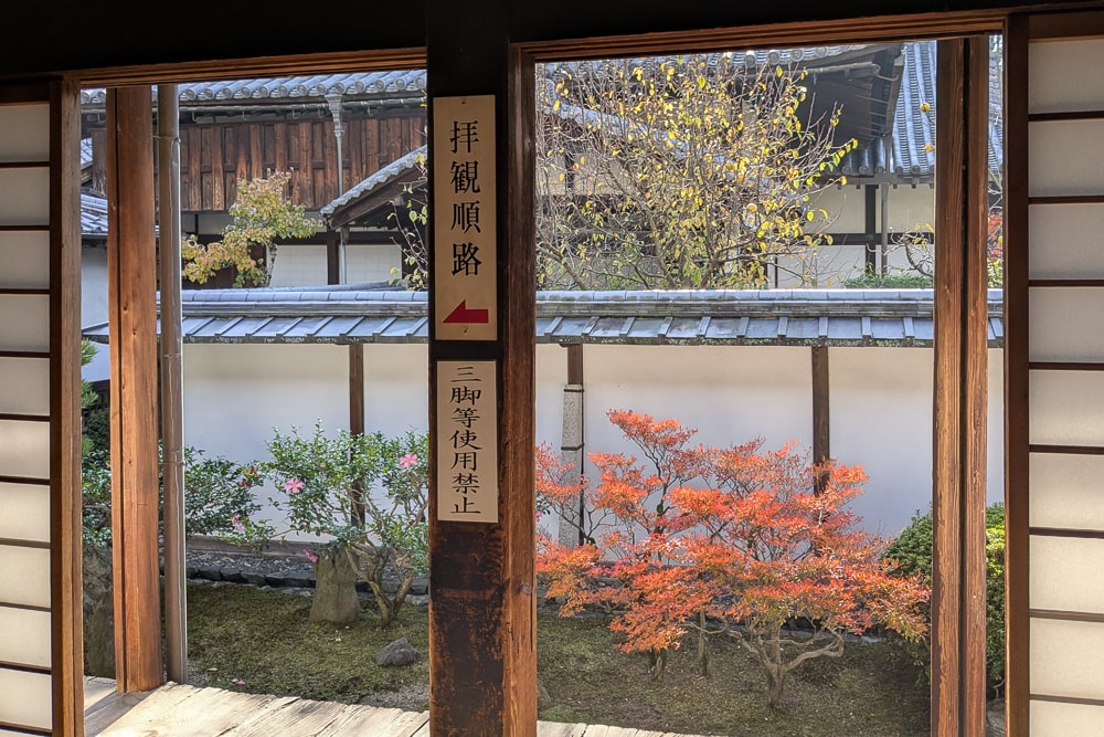 隨心院 三脚禁止