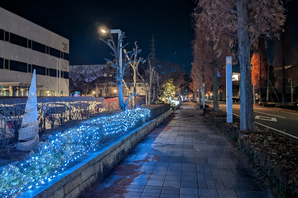 ソフトピアジャパンイルミネーション撮影スポット