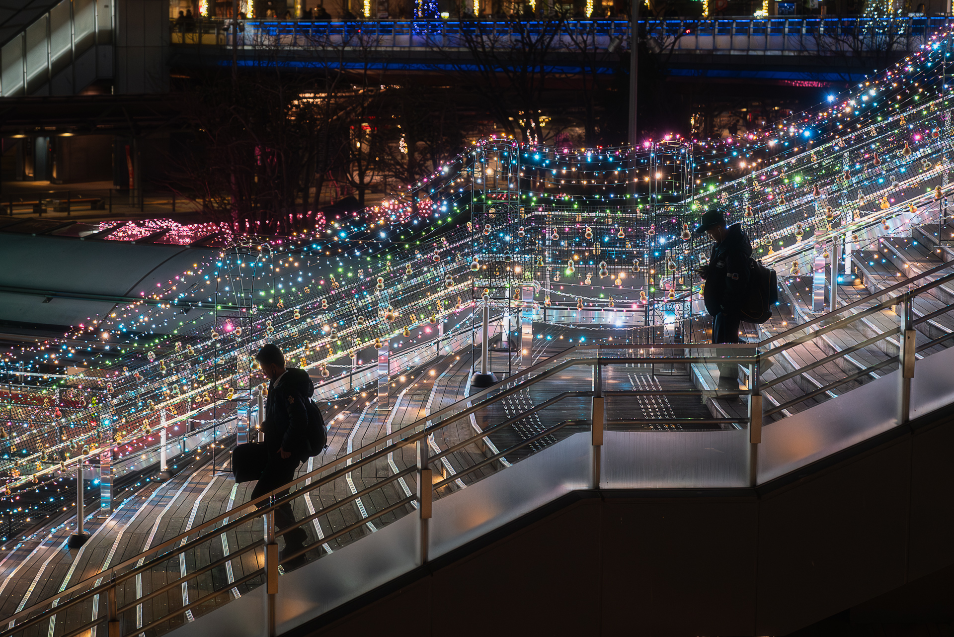岐阜駅前広場イルミネーション