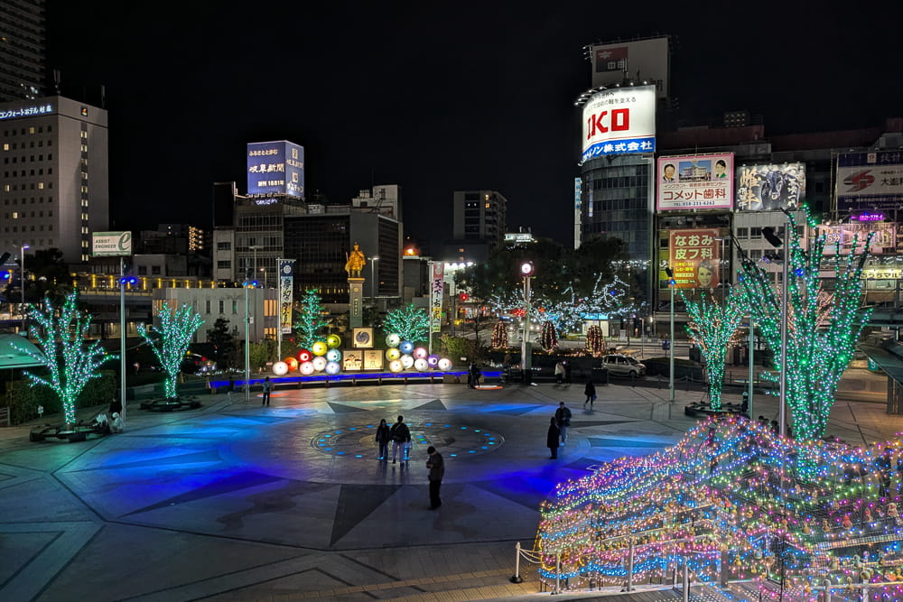 信長ゆめ広場イルミネーション